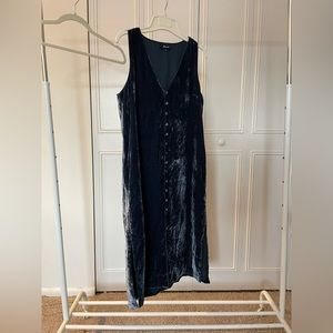 Madewell velvet vest dress